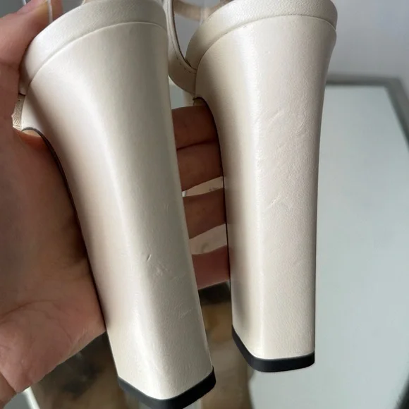 Jimmy Choo Heloise 120MM Leather Platform Sandals $995 39 - Picture 12 of 16